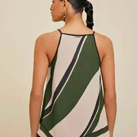 Blusa Regata Estampada Verde - imagem 2