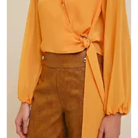 Camisa Morena Rosa Com Faixa E Fivela  - imagem 3