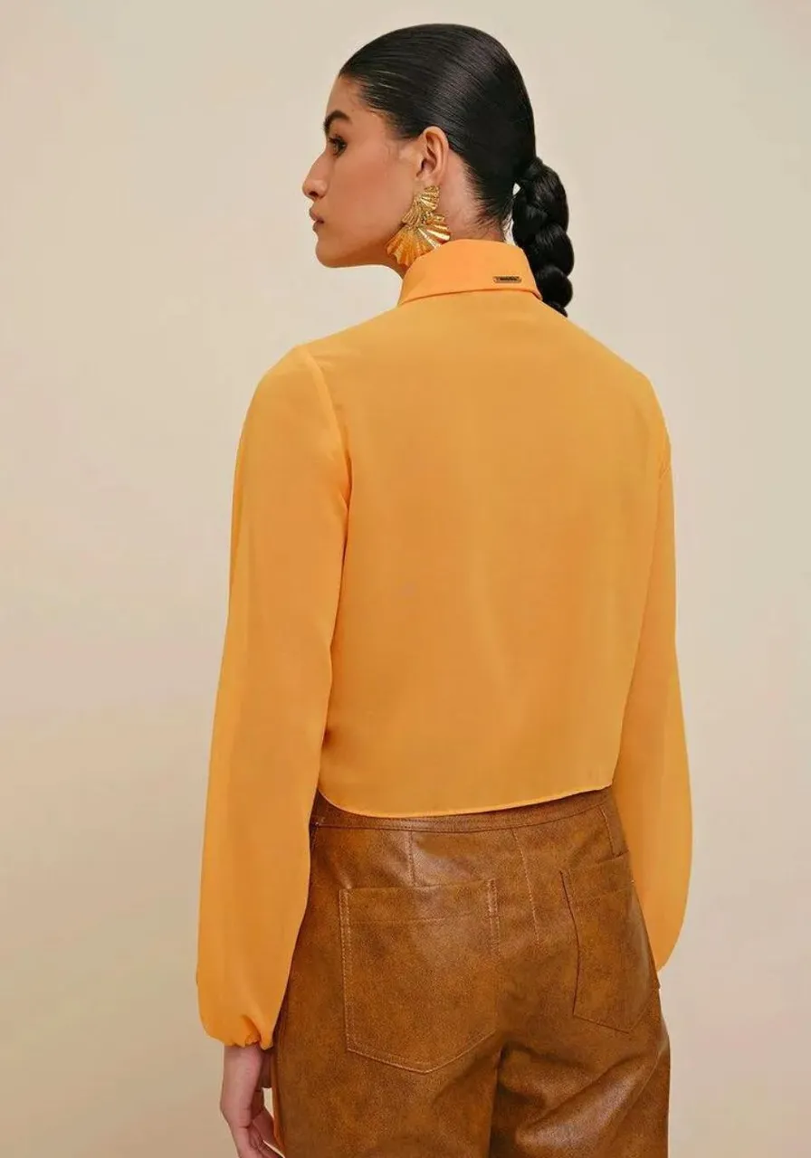 Camisa Morena Rosa Com Faixa E Fivela 