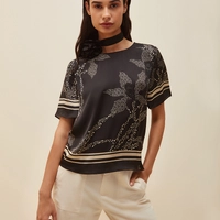 Blusa Morena Rosa Estampa Floral - imagem 3