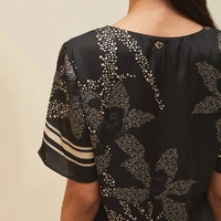 Blusa Morena Rosa Estampa Floral - imagem 2