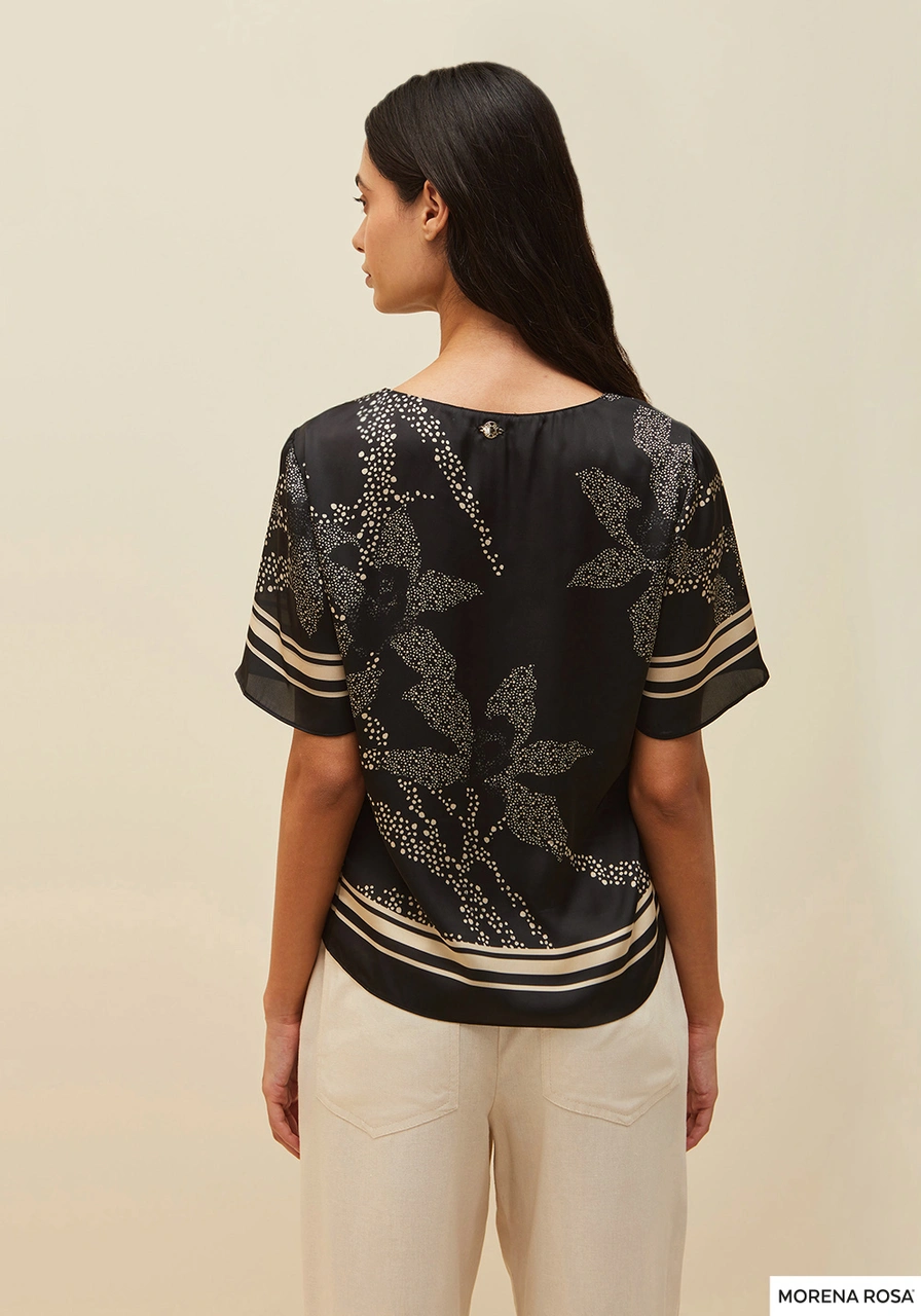 Blusa Morena Rosa Estampa Floral