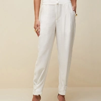 Calça Alfaiataria Reta Off White - imagem 1