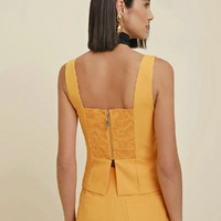 Blusa Morena Rosa Decote V Laranja  - imagem 2