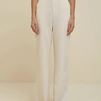 Calça Morena Rosa Reta Detalhe Elástico - imagem 4