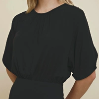 Vestido Morena Rosa Curto Preto - imagem 1