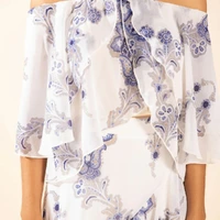 Blusa Solta Ombro A Ombro Manga Longa Morena Rosa Ref 14994 - imagem 2