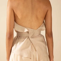 Regata Morena Rosa Solta Decote Costas Padrão Bege Ref 15520 - imagem 1