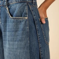 Calça Pantalona Alta Azul Morena Rosa Ref 15744 - imagem 2