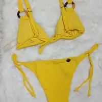 Biquini Cortininha Detalhe Argola Morena Rosa Ref 8471 - imagem 1