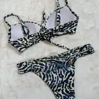 Biquini Meia Taça Detalhe Pregas Morena Rosa Ref 8468 - imagem 1