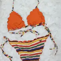 Biquíni Cortininha Com Ponteiras Morena Rosa Ref 10590 - imagem 1