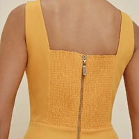 Vestido Morena Rosa Curto Amarelo  - imagem 1