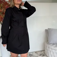 Vestido Solto Gola Clássica manga longa Morena Rosa Ref 13435 - imagem 4