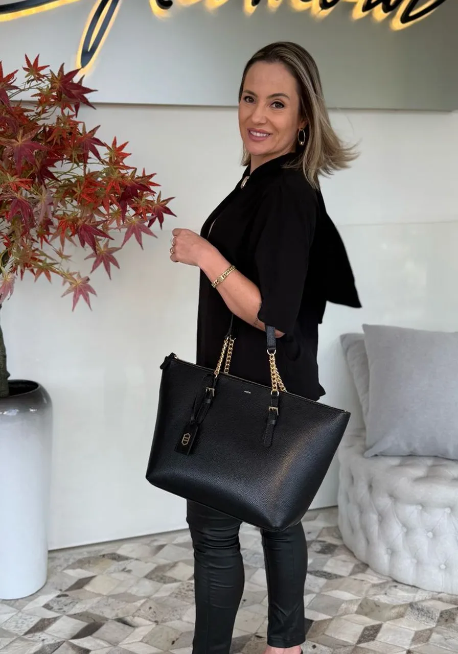 Blusa Solta Gola Alta Manga Curta Padrão Morena Rosa Ref 13232