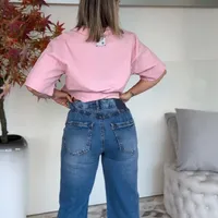 Calca wide alta Morena Rosa Ref 13441 - imagem 8