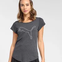 Camiseta Performance Heather Cat Tee Puma - imagem 2