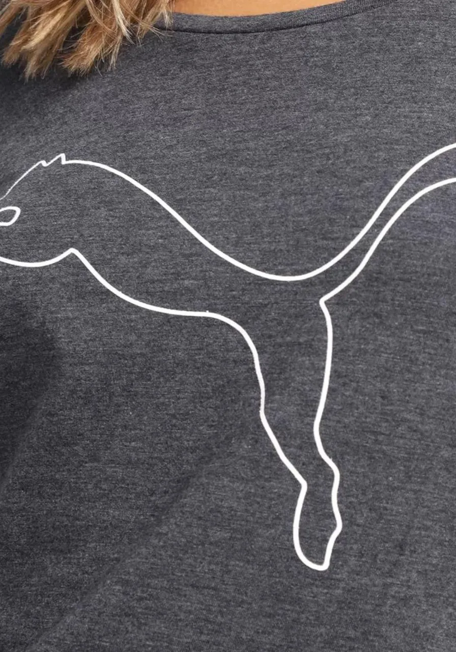 Camiseta Performance Heather Cat Tee Puma