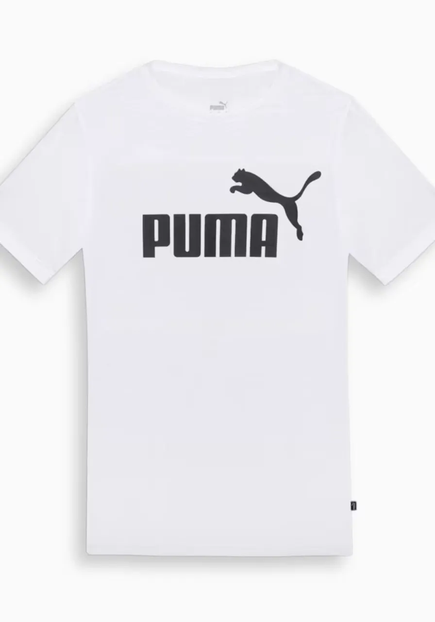 Camiseta Essentials Logo Puma Branco