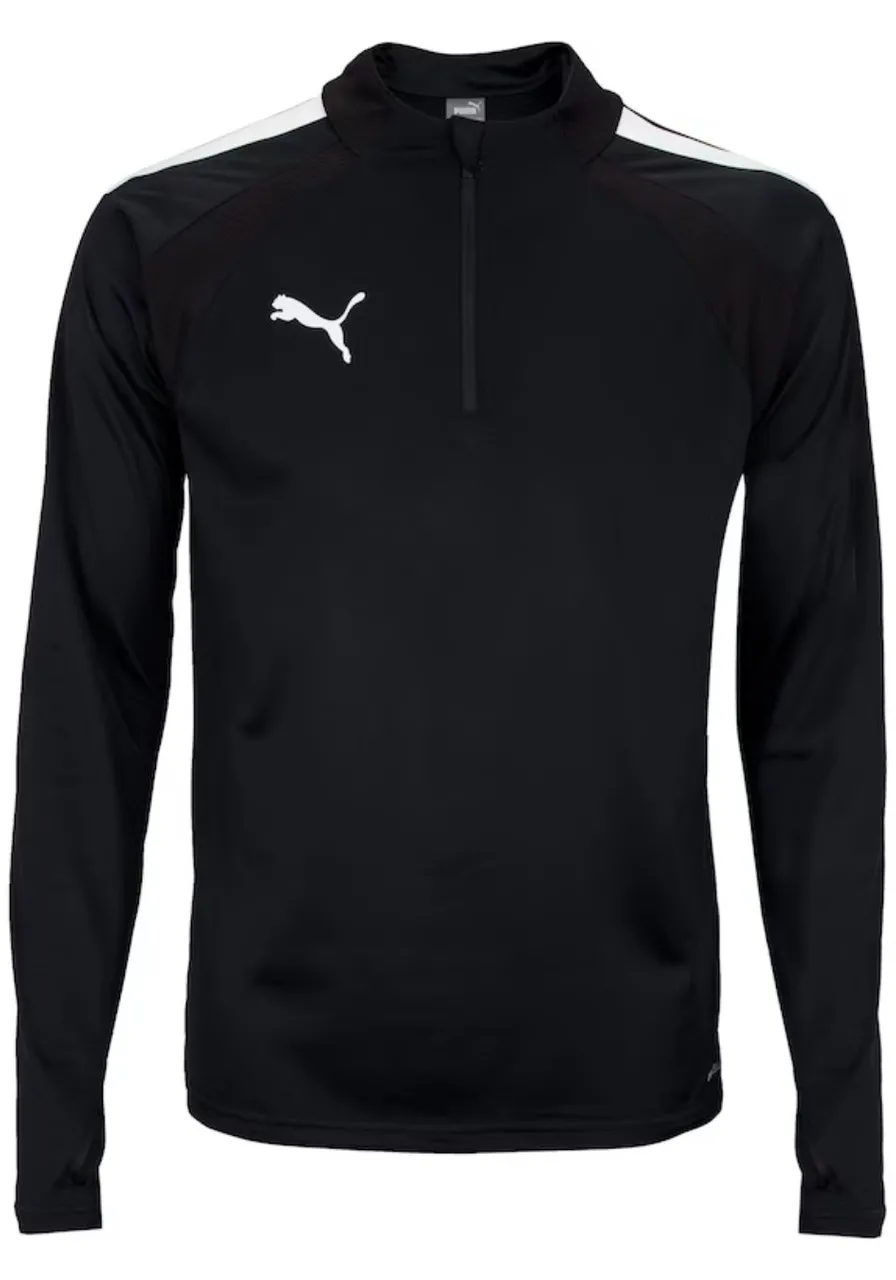 Jaqueta Teamliga 1/4 Zip Top Puma Black