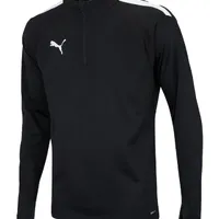 Jaqueta Teamliga 1/4 Zip Top Puma Black - imagem 4