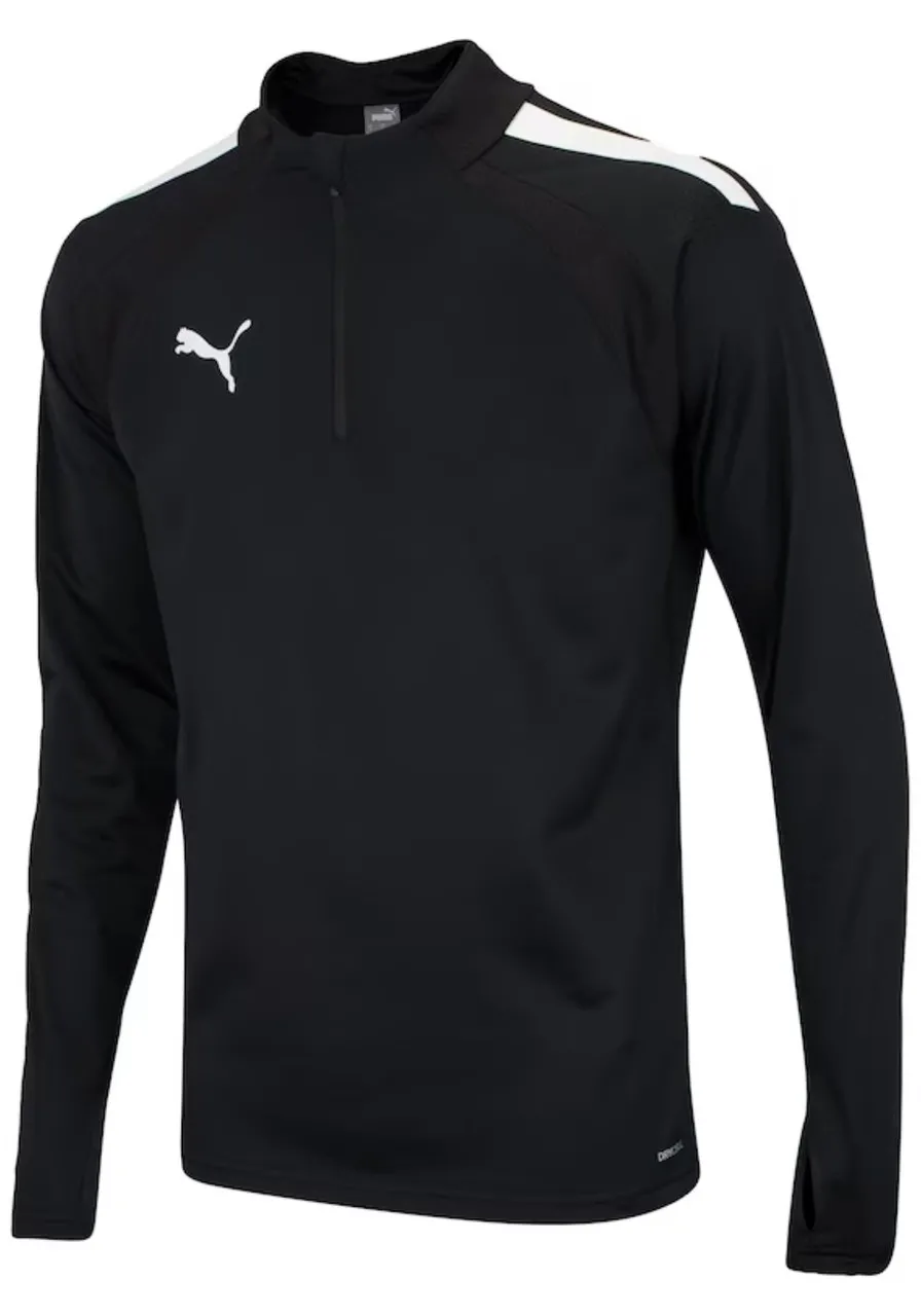 Jaqueta Teamliga 1/4 Zip Top Puma Black