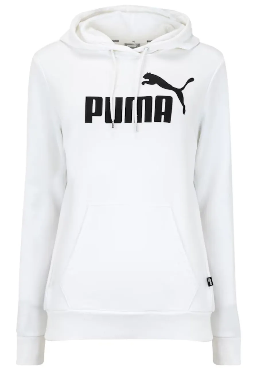 Blusão ESS Logo Hoodie Puma Branco