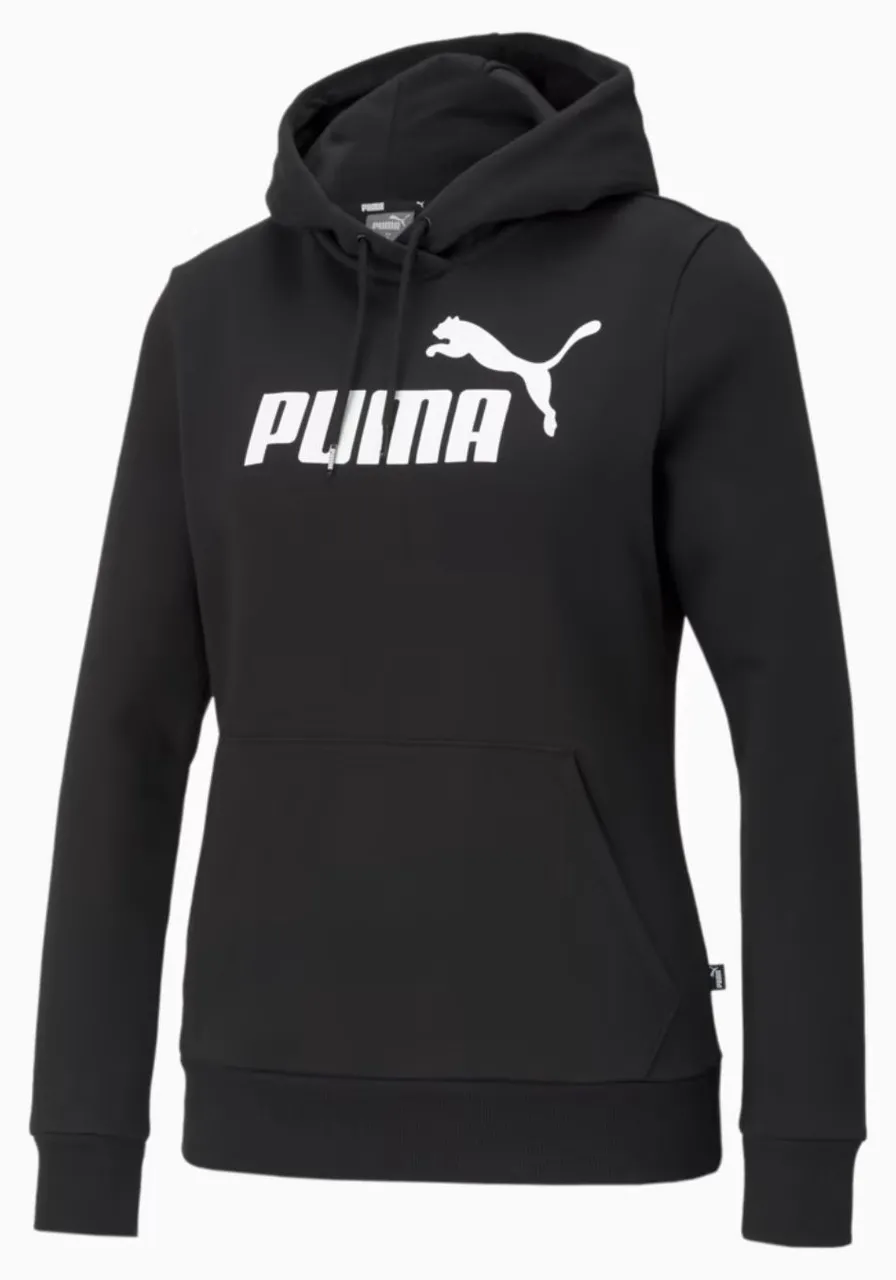 Blusão ESS Logo Hoodie Puma Preto