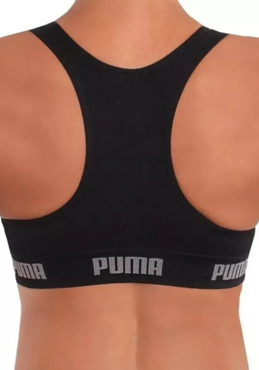 Top Sem Costura Puma Preto