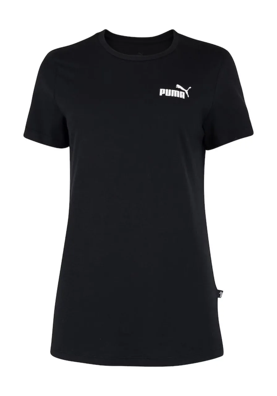 Camiseta Ess Smal Logo Puma Preto
