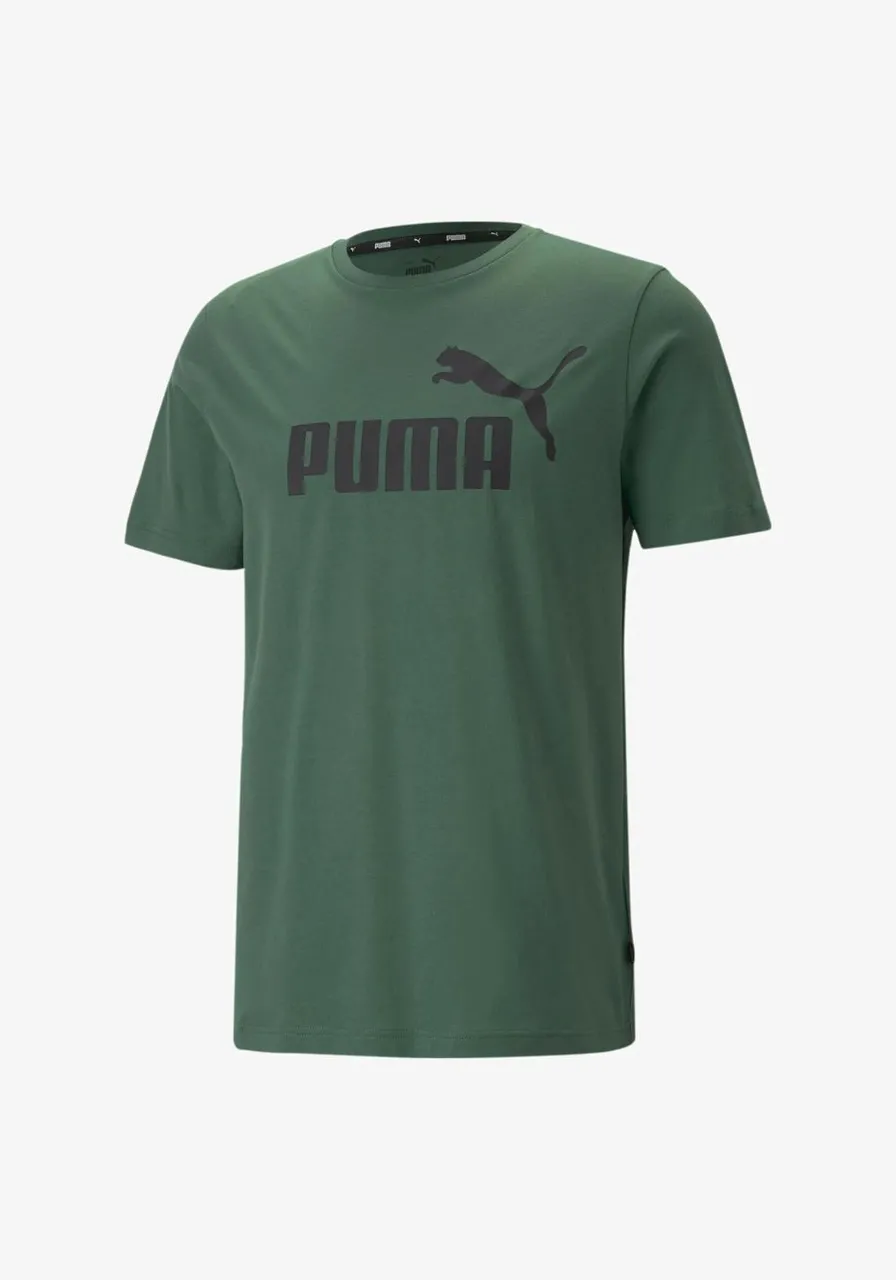 Camiseta Ess Logo Tee Puma Verde
