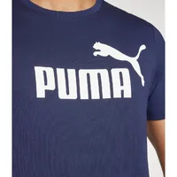 Camiseta Ess Logo Tee Puma Azul  - imagem 3