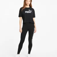 Camiseta Cropped Logo Tee Puma Preto - imagem 2