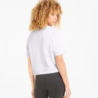 Camiseta Cropped Logo Tee Puma Branco - imagem 1