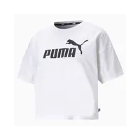 Camiseta Cropped Logo Tee Puma Branco - imagem 3