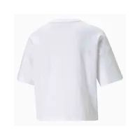 Camiseta Cropped Logo Tee Puma Branco - imagem 4