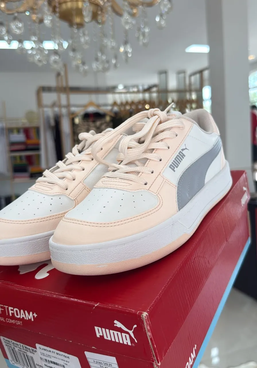 Tênis feminino Puma caven 2.0 WNS BDP Rosebay-Gray Ref 13270