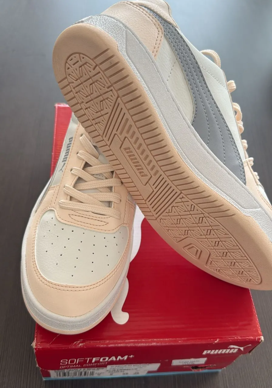 Tênis feminino Puma caven 2.0 WNS BDP Rosebay-Gray Ref 13270