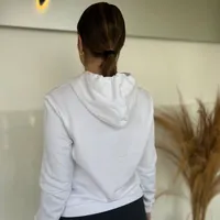 Blusão ESS Logo Hoodie Puma Branco - imagem 4