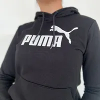 Blusão ESS Logo Hoodie Puma Preto - imagem 3