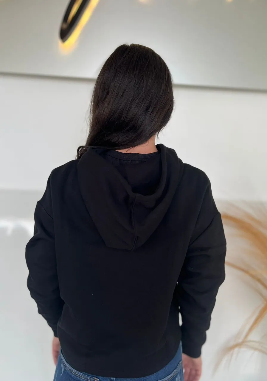 Blusão ESS Cropped Logo Hodie Puma