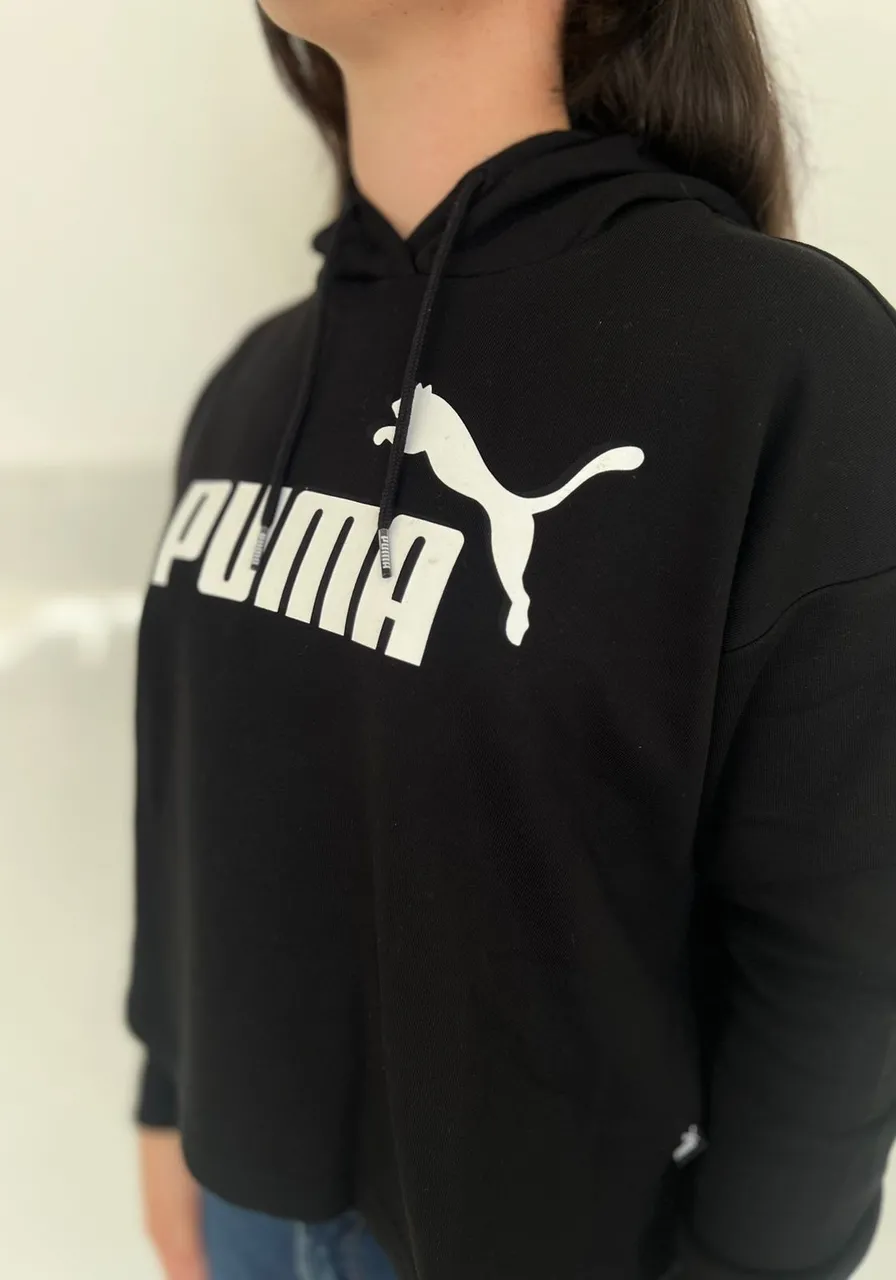 Blusão ESS Cropped Logo Hodie Puma