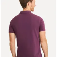 Camiseta Polo Piquet Classica Reserva Vinho - imagem 2