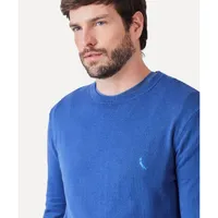 Suéter Tricot Gola Careca Reserva Azul - imagem 1