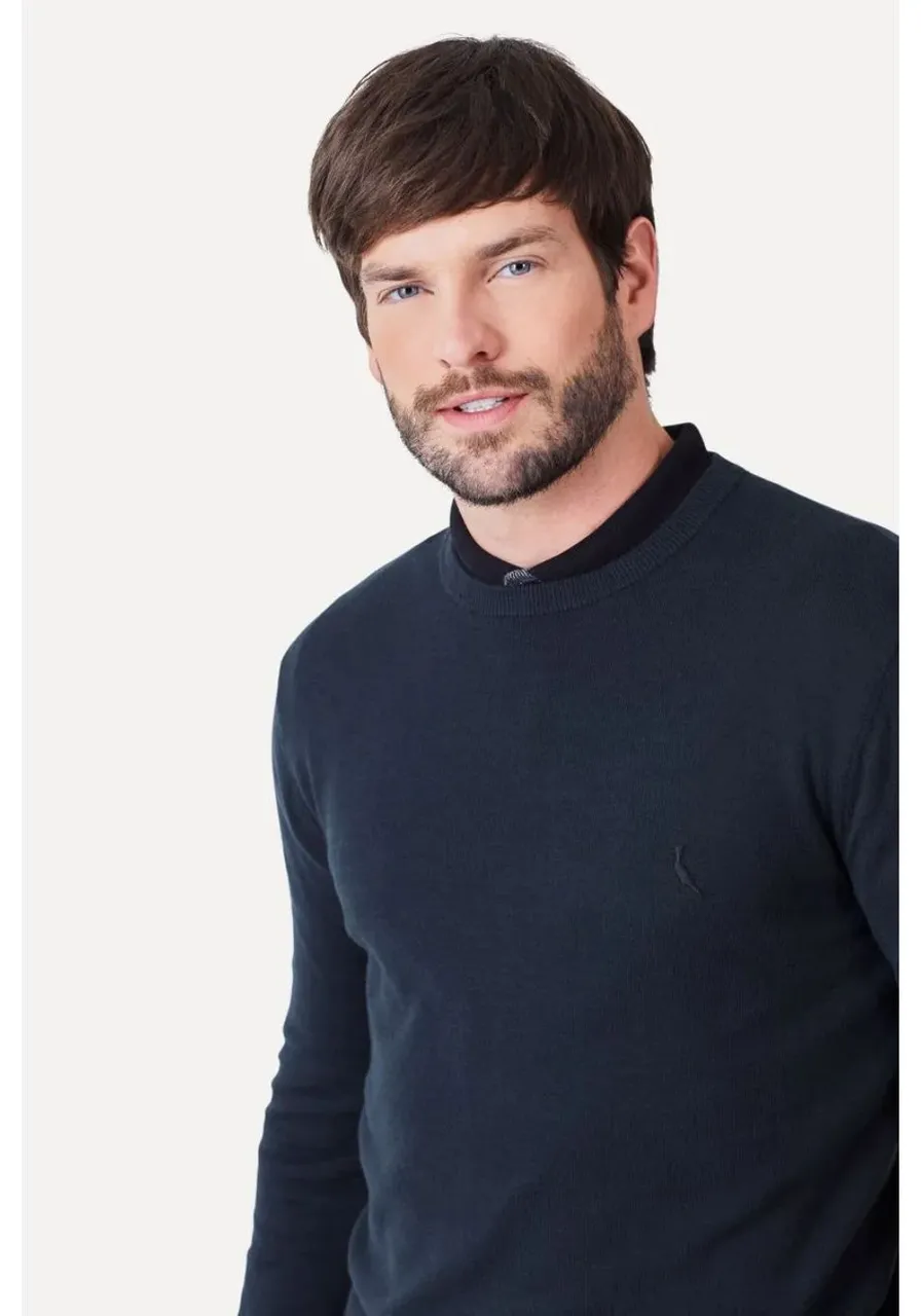 Suéter Tricot Gola Careca Reserva Preto