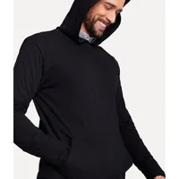 Blusão Hoodie Com Capuz Preto - imagem 1