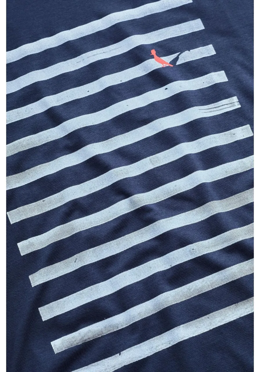 Camiseta Estampada Faixas Reserva