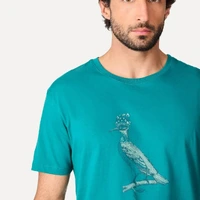 Camiseta Estampa Pica Pau Verde Westerm Reserva Ref 13649 - imagem 1