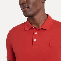 Polo Piquet Classica Reserva Vermelha Ref 9390 - imagem 2