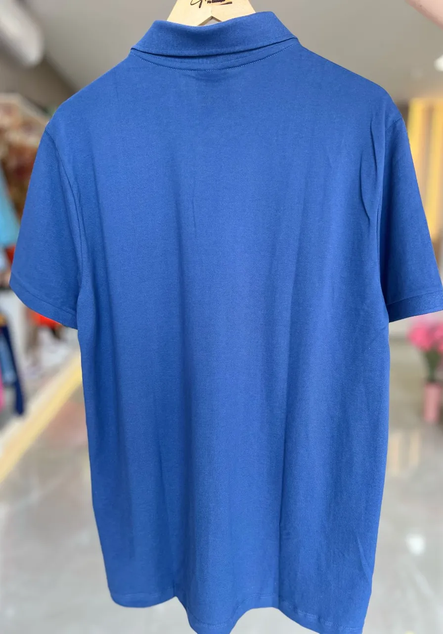 Camiseta Polo Piquet Classica Reserva Azul